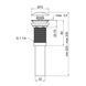 Донний клапан для раковини Qtap PU02 225х70х70 White SD00044163 фото 2