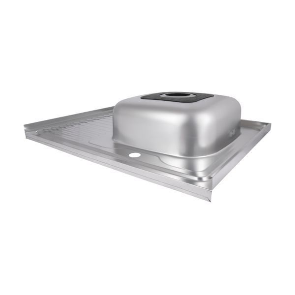 Кухонна мийка Brinex 6080-R 0,6 мм Satin (BRIN6080RSAT06) SD00054109 фото
