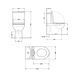 Унітаз-компакт Qtap Robin Ultra Quiet безободковий з сидінням Soft-close QT13226089AW SD00051949 фото 2