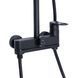 Душова система універсальна Qtap Jay на три споживача (з виливом) QTJAY111BLM45549 Black Matt SD00051673 фото 4