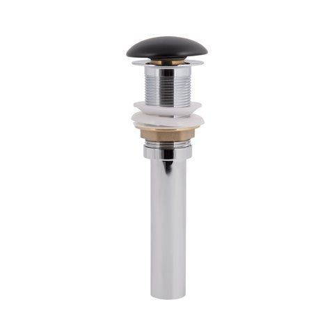 Донний клапан для раковини Qtap PU03 225х70х70 Matt black SD00044165 фото