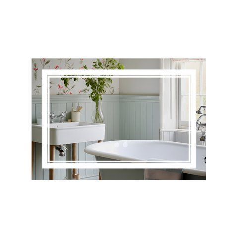 Дзеркало Qtap Cardinal (CA1) 800х600 з LED-підсвічуванням Touch, з антизапотіванням, з димером, рег. темп. кольору (3000-6500K) Reverse QT0478C8060 SD00054580 фото