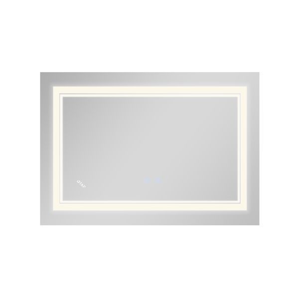 Дзеркало Qtap Cardinal (CA1) 800х600 з LED-підсвічуванням Touch, з антизапотіванням, з димером, рег. темп. кольору (3000-6500K) Reverse QT0478C8060 SD00054580 фото
