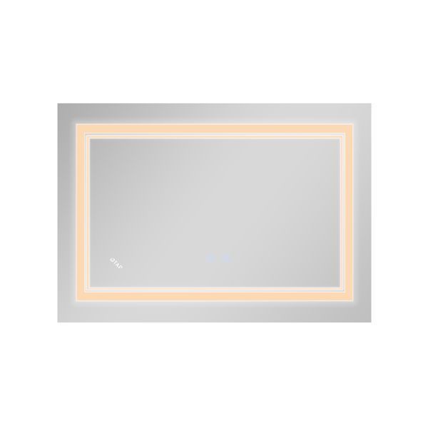 Дзеркало Qtap Cardinal (CA1) 800х600 з LED-підсвічуванням Touch, з антизапотіванням, з димером, рег. темп. кольору (3000-6500K) Reverse QT0478C8060 SD00054580 фото