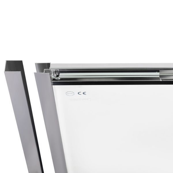 Душові двері в нішу Qtap Taurus CRM201-11.C6 97-108x200 см, скло Clear 6 мм, покриття CalcLess SD00039722 фото