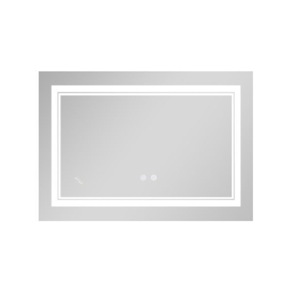 Дзеркало Qtap Cardinal (CA1) 800х600 з LED-підсвічуванням Touch, з антизапотіванням, з димером, рег. темп. кольору (3000-6500K) Reverse QT0478C8060 SD00054580 фото