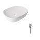 Комплект Qtap Aquarius: Раковина накладна прамокутна 470x380x120 мм White + Донний клапан PU02 SD00053419 фото 1
