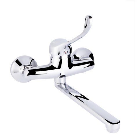 Змішувач для кухні локтьовий Lidz Watt 009 настінний (k35) LDWAT009CRM34862 Chrome SD00040966 фото
