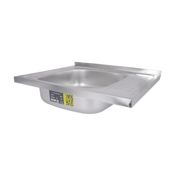Кухонна мийка Brinex 6050-L 0,6 мм Satin (BRIN6050LSAT06) SD00054104 фото
