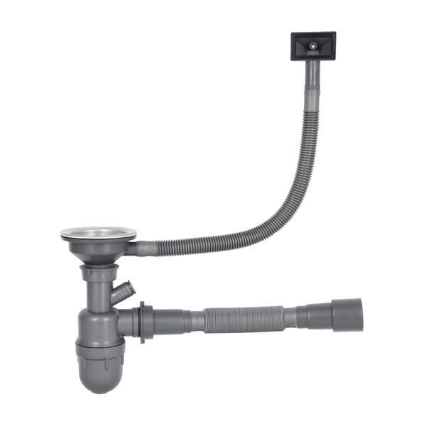 Кухонна мийка Brinex 6050-L 0,6 мм Satin (BRIN6050LSAT06) SD00054104 фото