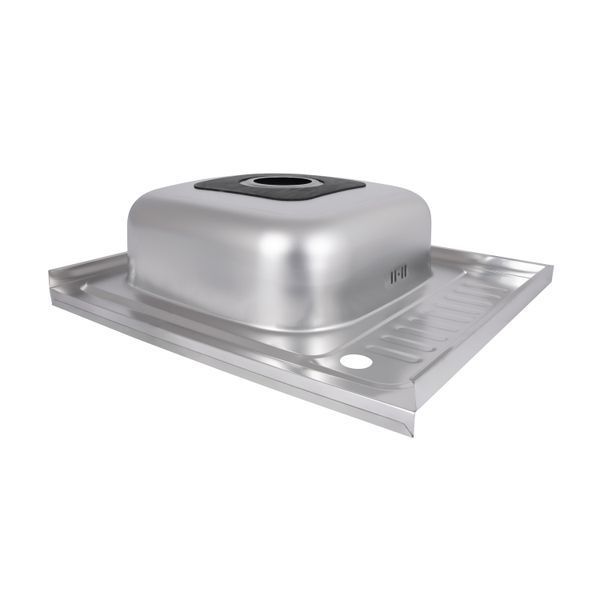 Кухонна мийка Brinex 6050-L 0,6 мм Satin (BRIN6050LSAT06) SD00054104 фото