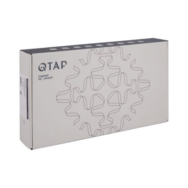 Змішувач для кухні Qtap Grand з підключенням для питної води QTGRA362CRW45668 Chrome/White SD00051792 фото