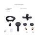 Комплект змішувачів для ванної кімнати Lidz Latwa 001Black+Lidz Latwa 006Black+Lidz Latwa 005Black SD00053697 фото 6