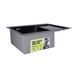 Мийка для кухні інтегрована Lidz Handmade H6350BR крило праворуч (LDH6350BRPVD45590) Brushed Black PVD 3,0/1,0 мм SD00051714 фото 5