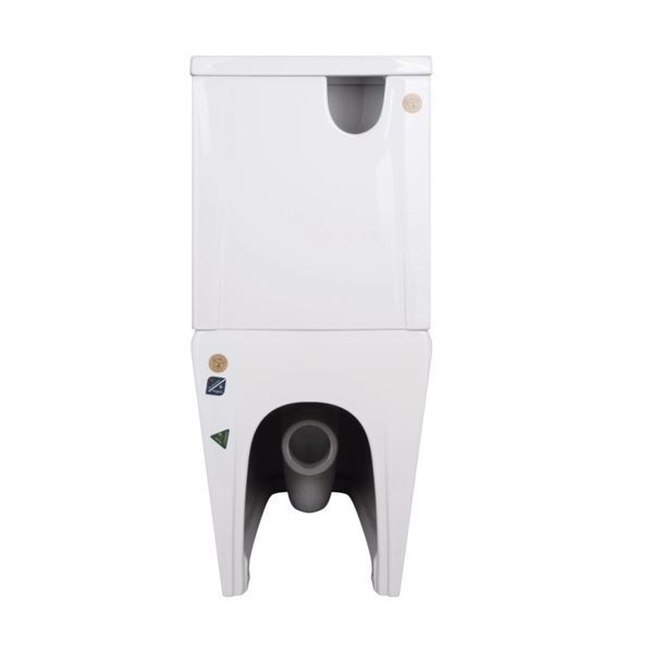 Унітаз-компакт Qtap Crow Eco безобідковий з сідінням Soft-close QTCRO27W48750 SD00054874 фото