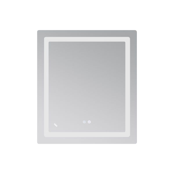 Дзеркало Lidz Kubis 700х800 з LED-підсвічуванням Touch, з антизапотіванням, з димером, рег. яскравості LD78LF9047080 SD00054571 фото