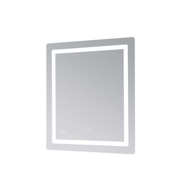 Дзеркало Lidz Kubis 700х800 з LED-підсвічуванням Touch, з антизапотіванням, з димером, рег. яскравості LD78LF9047080 SD00054571 фото