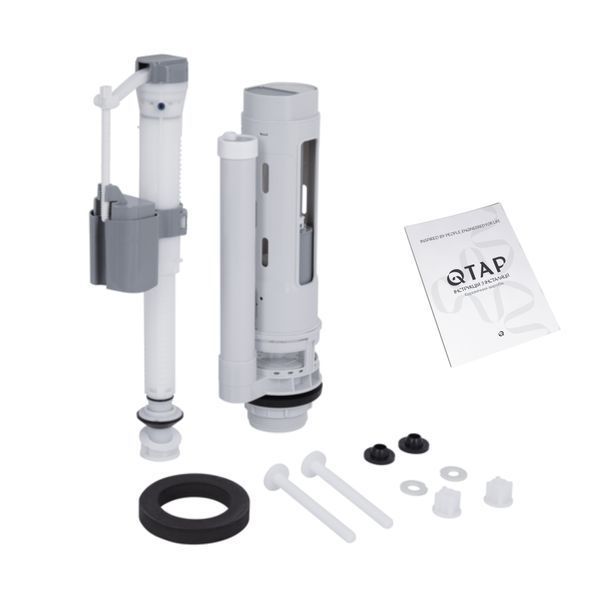 Унітаз-компакт Qtap Cardinal Ultra Quiet безободковий з сидінням Soft-close QT04222168AUQ3W SD00051950 фото