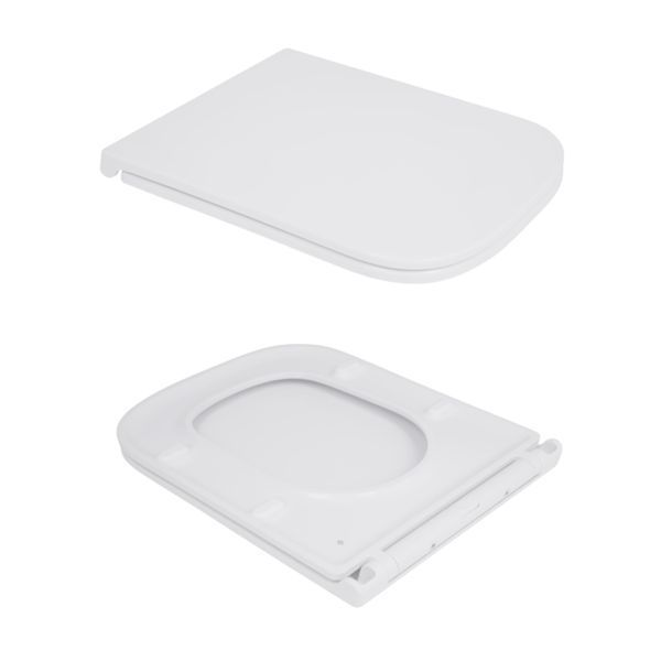 Унітаз-компакт Qtap Cardinal Ultra Quiet безободковий з сидінням Soft-close QT04222168AUQ3W SD00051950 фото