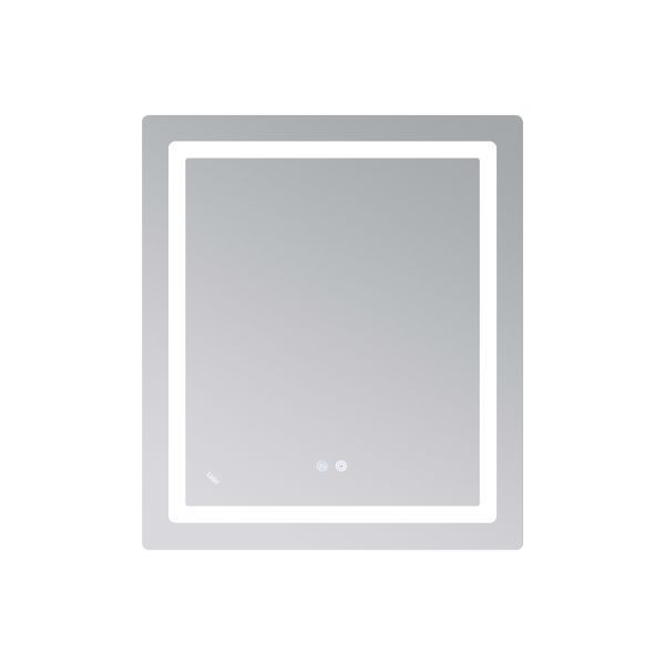 Дзеркало Lidz Kubis 700х800 з LED-підсвічуванням Touch, з антизапотіванням, з димером, рег. яскравості LD78LF9047080 SD00054571 фото
