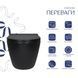 Унітаз підвісний Qtap Robin New Ultra Quiet безобідковий з сидінням Soft-close MATT BLACK QT13332381АSMB SD00052574 фото 3
