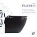 Унітаз підвісний Qtap Robin New Ultra Quiet безобідковий з сидінням Soft-close MATT BLACK QT13332381АSMB SD00052574 фото 4