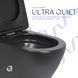 Унітаз підвісний Qtap Robin New Ultra Quiet безобідковий з сидінням Soft-close MATT BLACK QT13332381АSMB SD00052574 фото 5