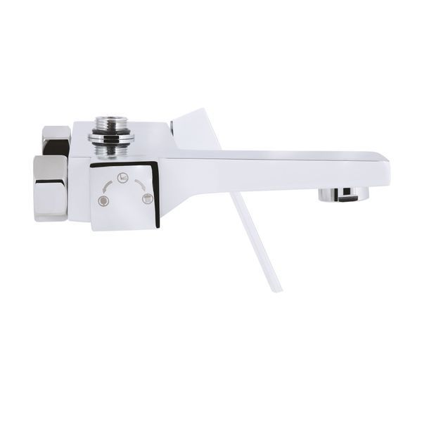 Душова система універсальна Qtap Gemini на три споживача (з виливом) QTGEM111CRW45687 Chrome/White SD00051811 фото