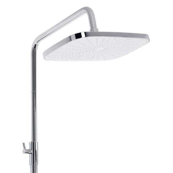 Душова система універсальна Qtap Gemini на три споживача (з виливом) QTGEM111CRW45687 Chrome/White SD00051811 фото