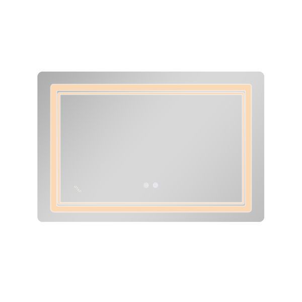 Дзеркало Qtap Cardinal (CA2) 800х600 з LED-підсвічуванням Touch, з антизапотіванням, з димером, рег. темп. кольору (3000-6500K) Reverse QT0478C806048457 SD00054581 фото