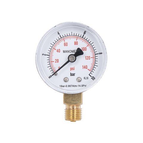 Манометр Thermo Alliance Standart 10 бар 1/4", нижнє підмикання SD17010B SD00021358 фото