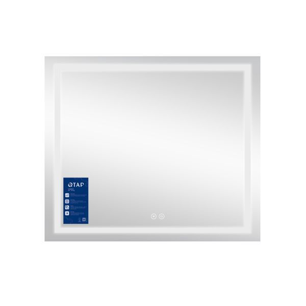Дзеркало Qtap Mideya 800х700 з LED-підсвічуванням Touch, з антизапотіванням, з димером QT2078NCF8070W SD00051748 фото