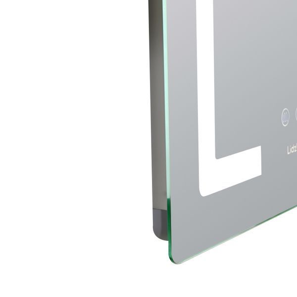 Дзеркало Lidz Kubis (KU2) 600х800 з LED-підсвічуванням Touch, з антизапотіванням, з димером, рег. яскравості LD78LF937608048449 SD00054573 фото