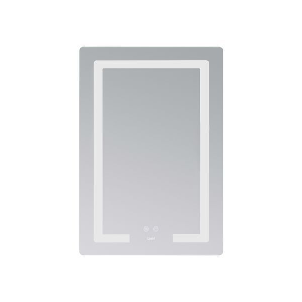 Дзеркало Lidz Kubis (KU2) 600х800 з LED-підсвічуванням Touch, з антизапотіванням, з димером, рег. яскравості LD78LF937608048449 SD00054573 фото