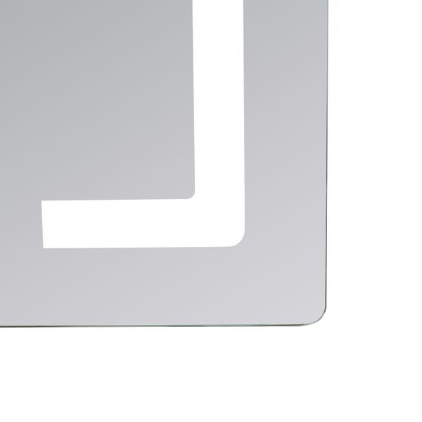 Дзеркало Lidz Kubis (KU2) 600х800 з LED-підсвічуванням Touch, з антизапотіванням, з димером, рег. яскравості LD78LF937608048449 SD00054573 фото