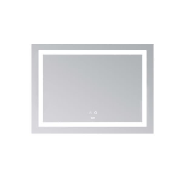 Дзеркало Lidz Kubis (KU1) 700х500 з LED-підсвічуванням Touch, з антизапотіванням, з димером, рег. яскравості LD78LF90448485 SD00054609 фото