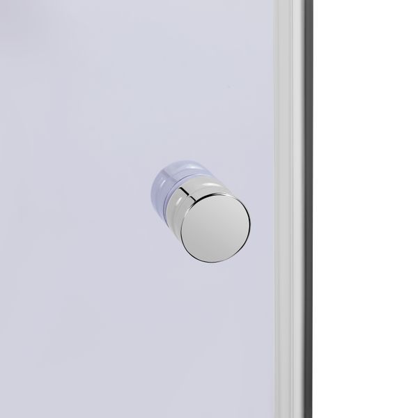 Душова кабіна Latwa SC90x90.SAT.MID.GR полукругла, скло тон. 4 мм + Душовий піддон KAPIELKA ST90x90x26, з панеллю Lidz SD00050782 фото