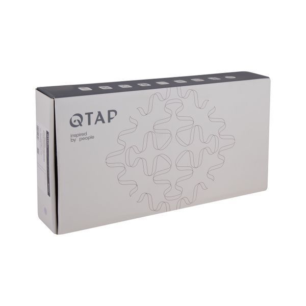 Змішувач для раковини Qtap Gemini високий QTGEM269GMB45680 Gunmetal Black PVD SD00051804 фото