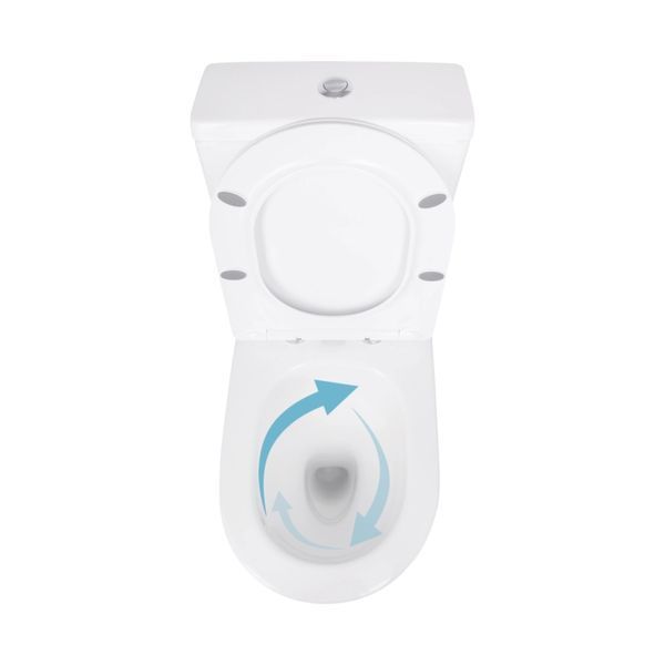 Унітаз підлоговий Qtap Jay Eco Ultra Quiet з сидінням Soft-close 640x360x835 мм QTJAY27W48749 White SD00054873 фото