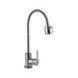 Змішувач для кухні Brinex Pure 015F41 з гнучким виливом Nickel BRIPUR015F41NKL SD00053181 фото 1