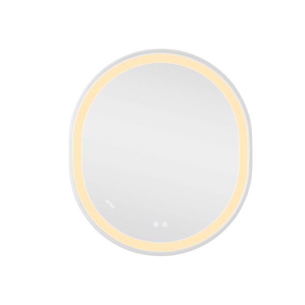 Дзеркало Qtap Gemini 800х700 з LED-підсвічуванням Touch, з антизапотіванням, з димером, рег. темп. кольору (3000-6500K) Reverse QT2578R8071W SD00052318 фото