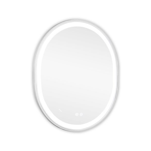 Дзеркало Qtap Gemini 800х700 з LED-підсвічуванням Touch, з антизапотіванням, з димером, рег. темп. кольору (3000-6500K) Reverse QT2578R8071W SD00052318 фото