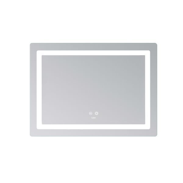 Дзеркало Lidz Kubis (KU2) 700х500 з LED-підсвічуванням Touch, з антизапотіванням, з димером, рег. яскравості LD78LF90448486 SD00054610 фото
