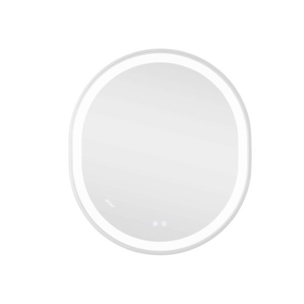 Дзеркало Qtap Gemini 800х700 з LED-підсвічуванням Touch, з антизапотіванням, з димером, рег. темп. кольору (3000-6500K) Reverse QT2578R8071W SD00052318 фото