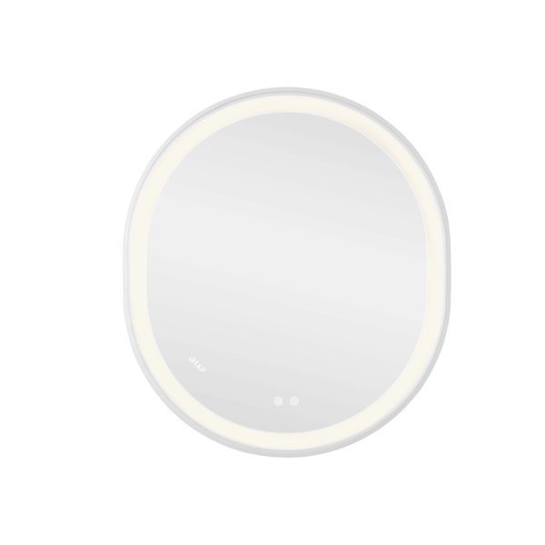 Дзеркало Qtap Gemini 800х700 з LED-підсвічуванням Touch, з антизапотіванням, з димером, рег. темп. кольору (3000-6500K) Reverse QT2578R8071W SD00052318 фото