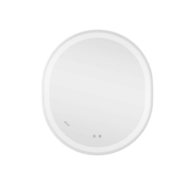 Дзеркало Qtap Gemini 800х700 з LED-підсвічуванням Touch, з антизапотіванням, з димером, рег. темп. кольору (3000-6500K) Reverse QT2578R8071W SD00052318 фото