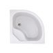 Душова кабіна Latwa SC90x90.SAT.HIGH.FR полукругла, скло Frost 4 мм + Душовий піддон KAPIELKA ST90x90x41, з панеллю Lidz SD00050783 фото 9