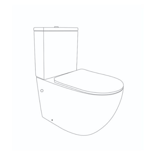 Унітаз підлоговий Qtap Jay Ultra Quiet з сидінням Soft-close 640x360x835 мм QT07222175TW White SD00053257 фото