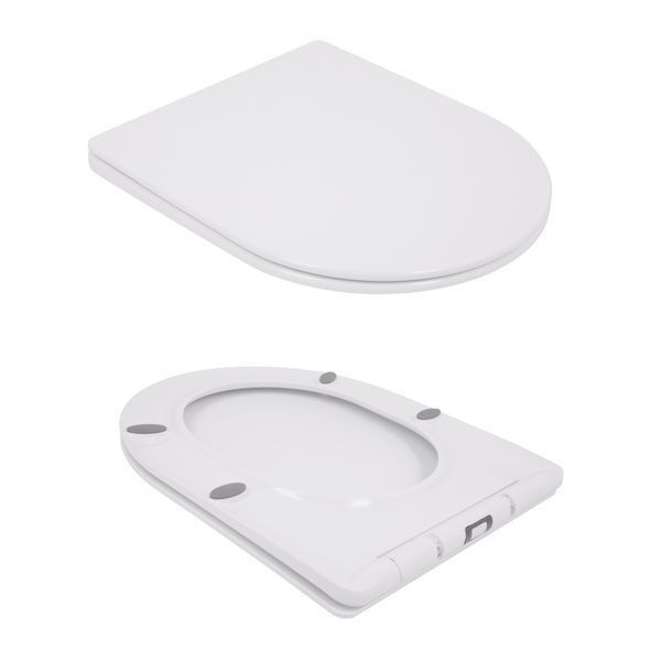 Унітаз підлоговий Qtap Jay Ultra Quiet з сидінням Soft-close 640x360x835 мм QT07222175TW White SD00053257 фото