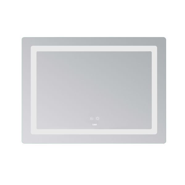 Дзеркало Lidz Kubis (KU2) 900х700 з LED-підсвічуванням Touch, з антизапотіванням, з димером, рег. яскравості LD78LF90448452 SD00054576 фото